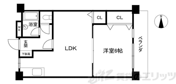 三吉マンションの物件間取画像